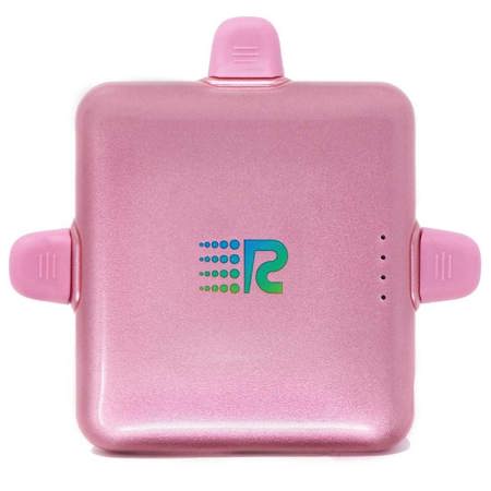 Rush Charge RC40 Trident 4000mAh Lightning/Micro-USB/USB-C Power Bank, Rose