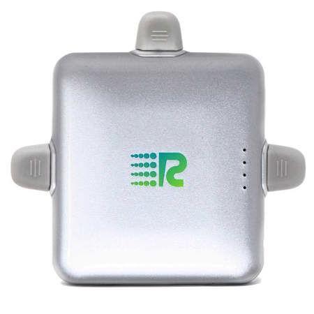 Rush Charge RC40 Trident 4000mAh Lightning/Micro-USB/USB-C Power Bank, Silver