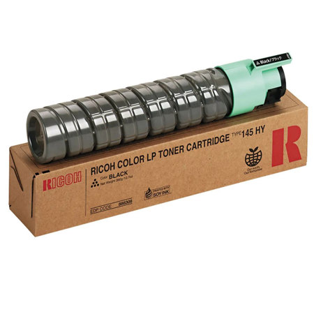 Ricoh Type 145 Black Toner Cartridge, 15000 Page Yield