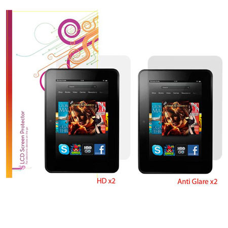 rooCASE 2 x Anti-Glare Matte & 2 x HD Invisible Screen Protectors