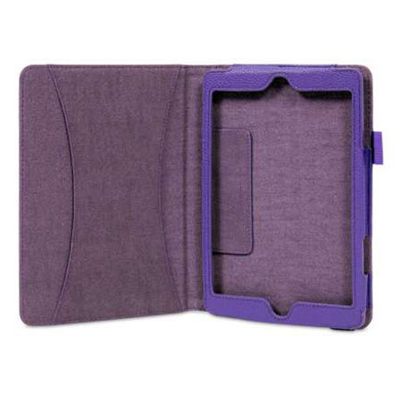 rooCASE Dual Station Folio Case Cover for iPad Mini, Purple