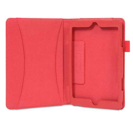 rooCASE Dual Station Folio Case Cover for iPad Mini, Red
