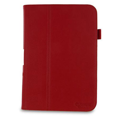 rooCASE Dual Station Vegan Leather Folio Case for Google Nexus 10, Red