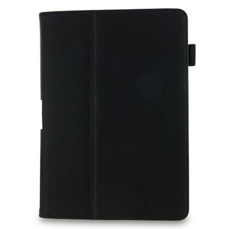 rooCASE Dual Station Vegan Leather Folio Case, Black