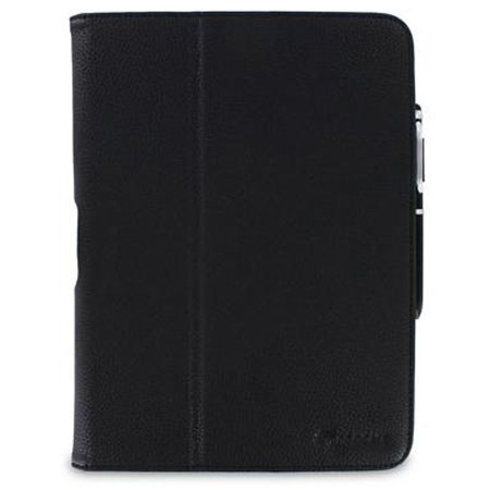 rooCASE Dual Station Folio Case Cover with Stylus for Galaxy Tab 3 10.1, Black