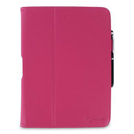 rooCASE Dual Station Folio Case Cover for Samsung Galaxy Tab 3 10.1, Magenta