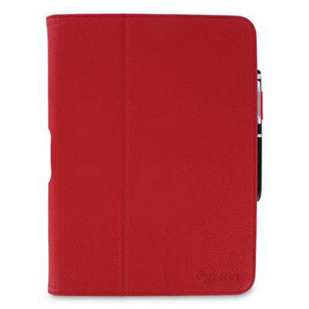 rooCASE Dual Station Folio Case Cover for Samsung Galaxy Tab 3 10.1, Red