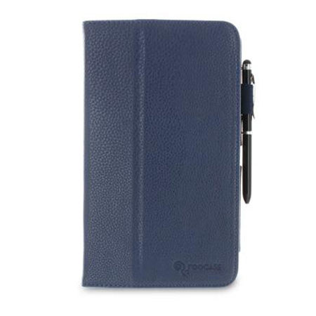 rooCASE Dual Station Folio Case Cover with Stylus for Galaxy Tab 3 8.0, Navy