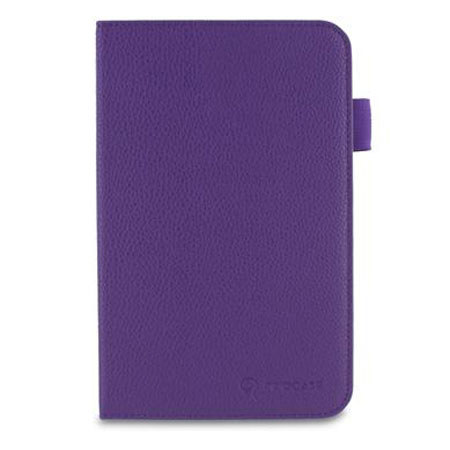 rooCASE Dual-View Vegan Folio Case with Stylus for Galaxy Tab 3 7.0, Purple