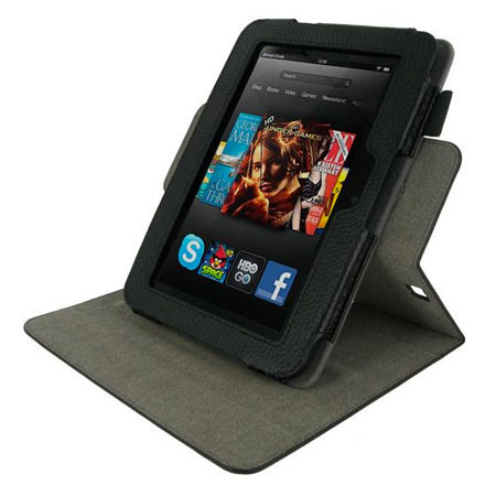 rooCASE Dual-View Leather Case Cover for Amazon Kindle Fire HD 7"