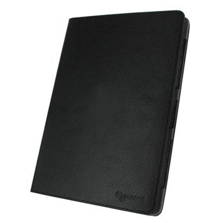 rooCASE Dual-View Leather Case Cover for Transformer Pad Infinity TF700T, Black