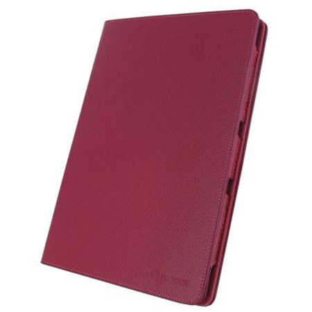 rooCASE Dual-View Leather Case Cover for Asus TF700T, Magenta