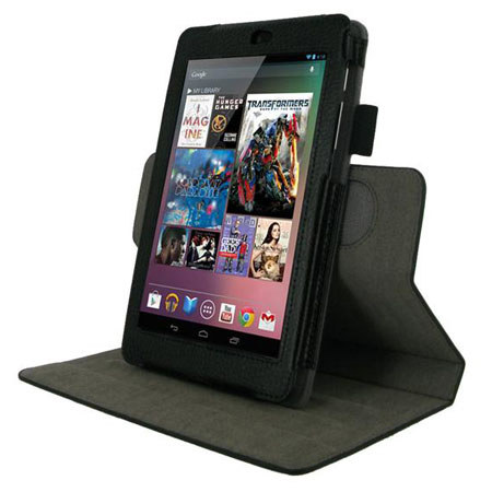 rooCASE Dual-View Leather Case Cover for Google Nexus 7 Tablet