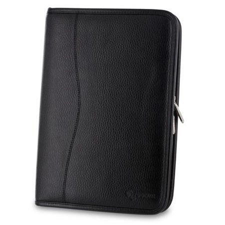 rooCASE Executive Portfolio Leather Case for Amazon Kindle Fire HD 8.9", Black