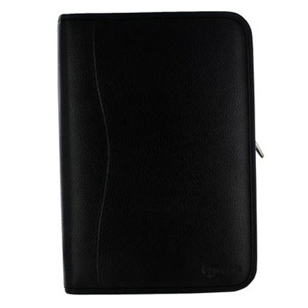 rooCASE Executive Portfolio Leather Case Cover for Asus MeMO Pad Smart 10, Black