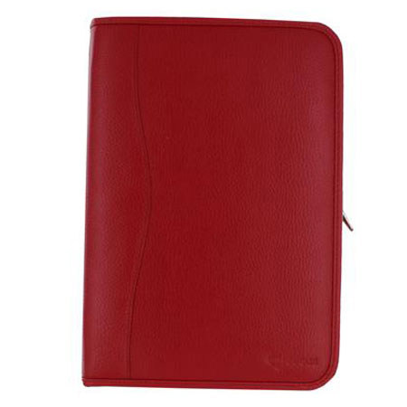 rooCASE Executive Leather Portfolio Case Cover, Red