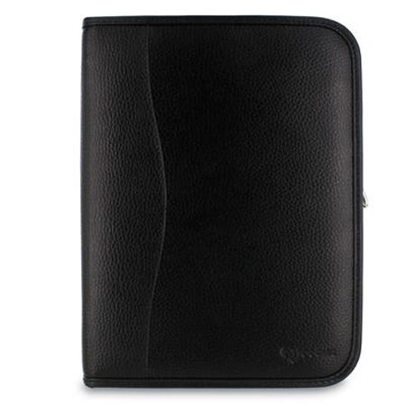 rooCASE Executive Portfolio Leather Case with Stylus for Galaxy Tab3 10.1, Black
