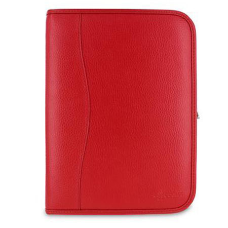 rooCASE Executive Portfolio Leather Case with Stylus for Galaxy Tab 3 10.1, Red