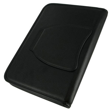 rooCASE Executive Portfolio Leather Case Cover for Transformer Pad TF300, Black