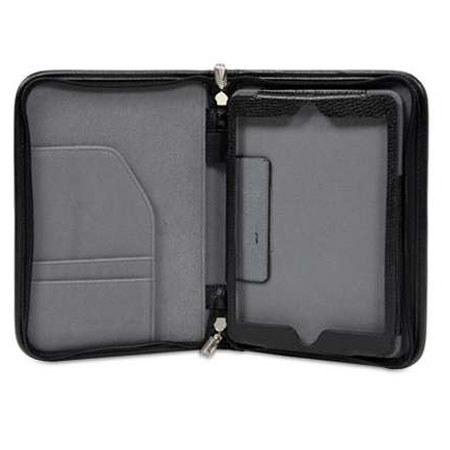 rooCASE Executive Portfolio Leather Case Cover for iPad Mini, Black