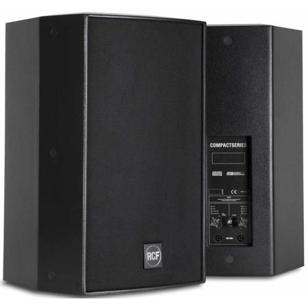 RCF Acustica Series C5215-99 2-Way Passive Speaker, Single, Black