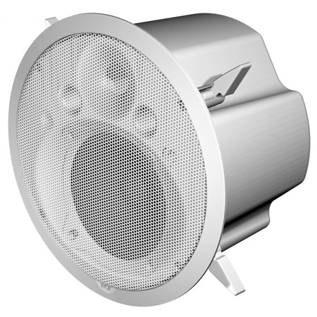 RCF MQ 50C 5" 70V/100V 2-Way Ceiling Speaker, 60W RMS Power, Single, White