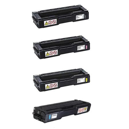 Ricoh Type SP C310HA High Capacity Complete Toner Cartridge Bundle,