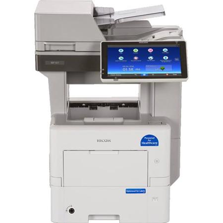 Ricoh MP 501SPFTL Black and White Laser Multifunction Printer, Copy Scan, Fax