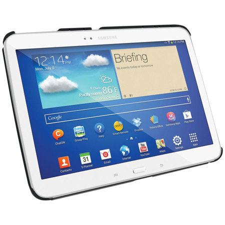rooCASE Origami SlimShell Case Cover for Samsung Galaxy Tab 3 10.1, Black