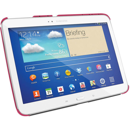 rooCASE Origami SlimShell Case Cover for Samsung Galaxy Tab 3 10.1, Magenta