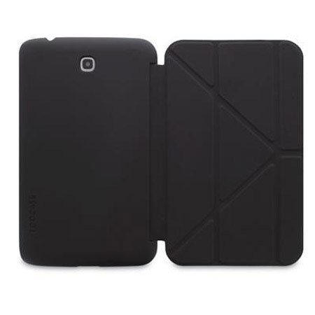 rooCASE Origami SlimShell Case Cover for Samsung Galaxy Tab 3 7.0, Gloss Black