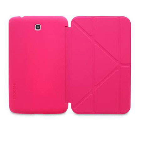 rooCASE Origami SlimShell Case Cover for Samsung Galaxy Tab 3 7.0, Magenta