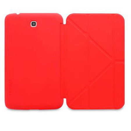 rooCASE Origami SlimShell Case Cover for Samsung Galaxy Tab 3 7.0, Red
