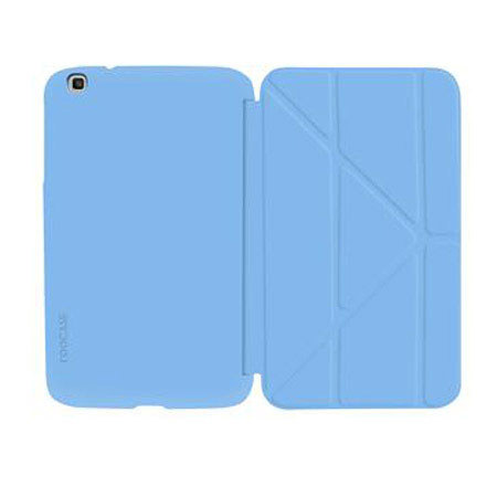 rooCASE Origami SlimShell Case Cover for Samsung Galaxy Tab 3 8.0, Blue