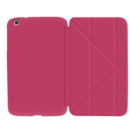 rooCASE Origami SlimShell Case Cover for Samsung Galaxy Tab 3 8.0, Magenta