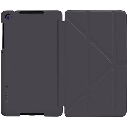 rooCASE Origami SlimShell Case Cover for Google Nexus 7 FHD, Gray