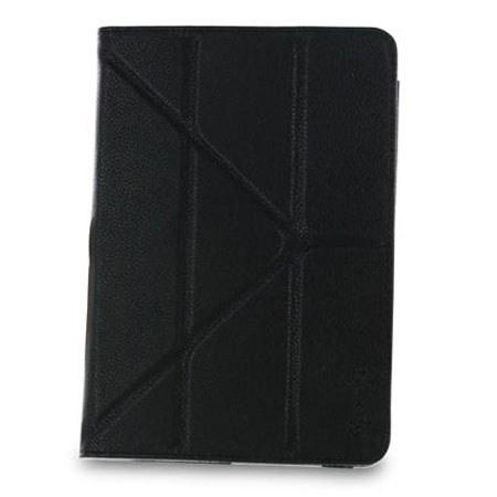 rooCASE Origami Dual-View Vegan Leather Folio Case, Black