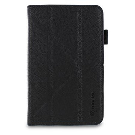rooCASE Origami Vegan Leather Folio Case with Stylus for Galaxy Tab 3 7.0, Black