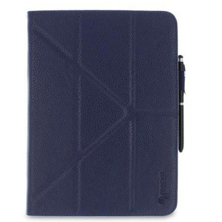 rooCASE Origami Folio Case Cover for Samsung Galaxy Tab 3 10.1, Navy