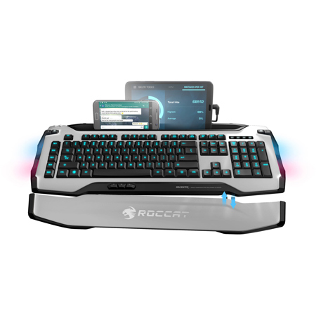 Roccat SKELTR Smart Communication RGB Gaming Keyboard, White