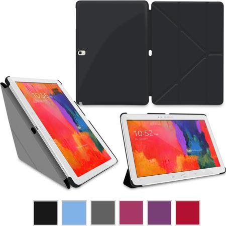 rooCASE Origami Slim Shell Case for Samsung Galaxy Note 10.1, Black