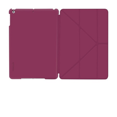 rooCASE Origami Slim Shell Case for Apple iPad Air, Magenta