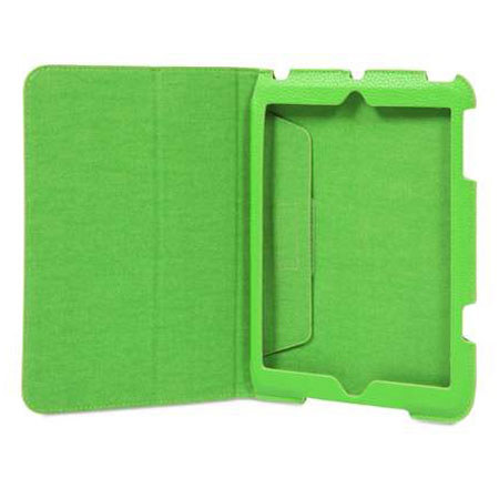 rooCASE Ultra Slim Vegan Leather Folio Case Cover for iPad Mini, Green