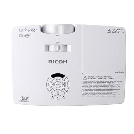 Ricoh PJ WX5460 WXGA 3D DLP Projector, 4100 Lumens