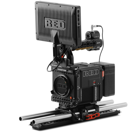 RED Digital Cinema V-RAPTOR 8K VV Cam Production Pack w/o Batteries, Gold Mount