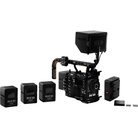 RED Digital Cinema V-RAPTOR XL (X) 8K VV Camera Production Pack, Rigid Hinge LCD, Gold Mount