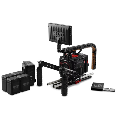 RED Digital Cinema V-RAPTOR (X) 8K VV Production Pack, Rigid Hinge, Gold Mount