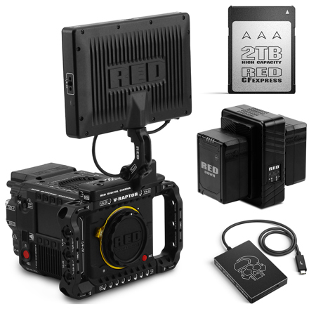 RED Digital Cinema V-RAPTOR (X) 8K VV DSMC3 Camera Starter Pack, Nikon Z, V-Lock