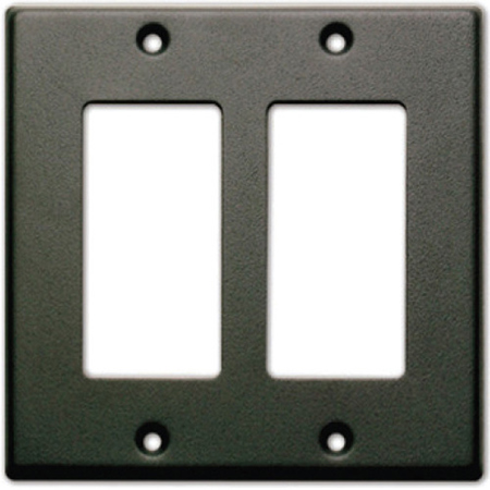 RDL CP-2B Double Cover Plate, Black