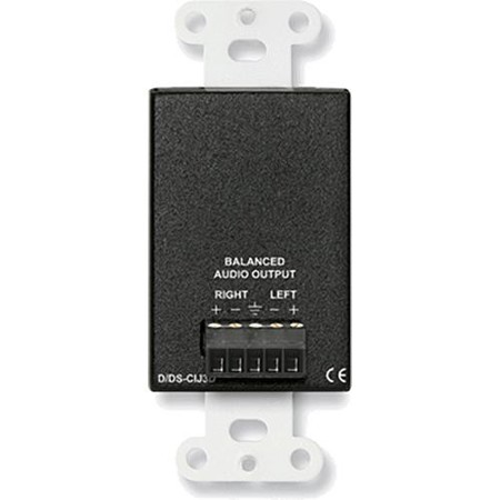 RDL D-CIJ3D Consumer Input Jacks, Stereo, White/Gray